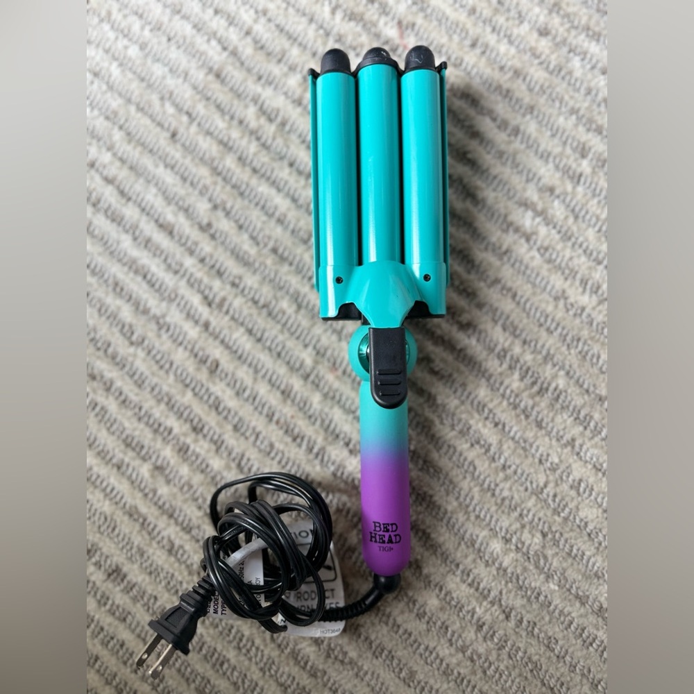 BedHead Turquoise and Purple Hair Waver